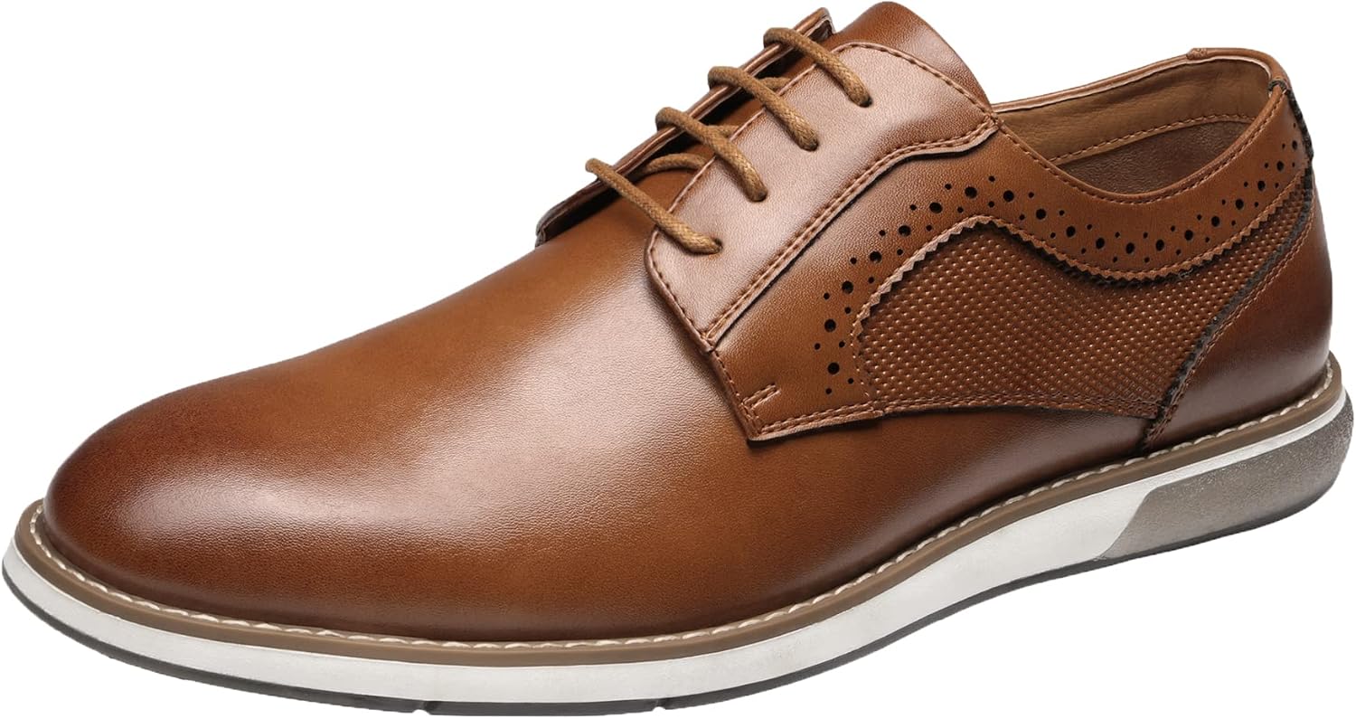 Men’s Casual Dress Sneakers – Business Formal Derby Oxford Style Shoes