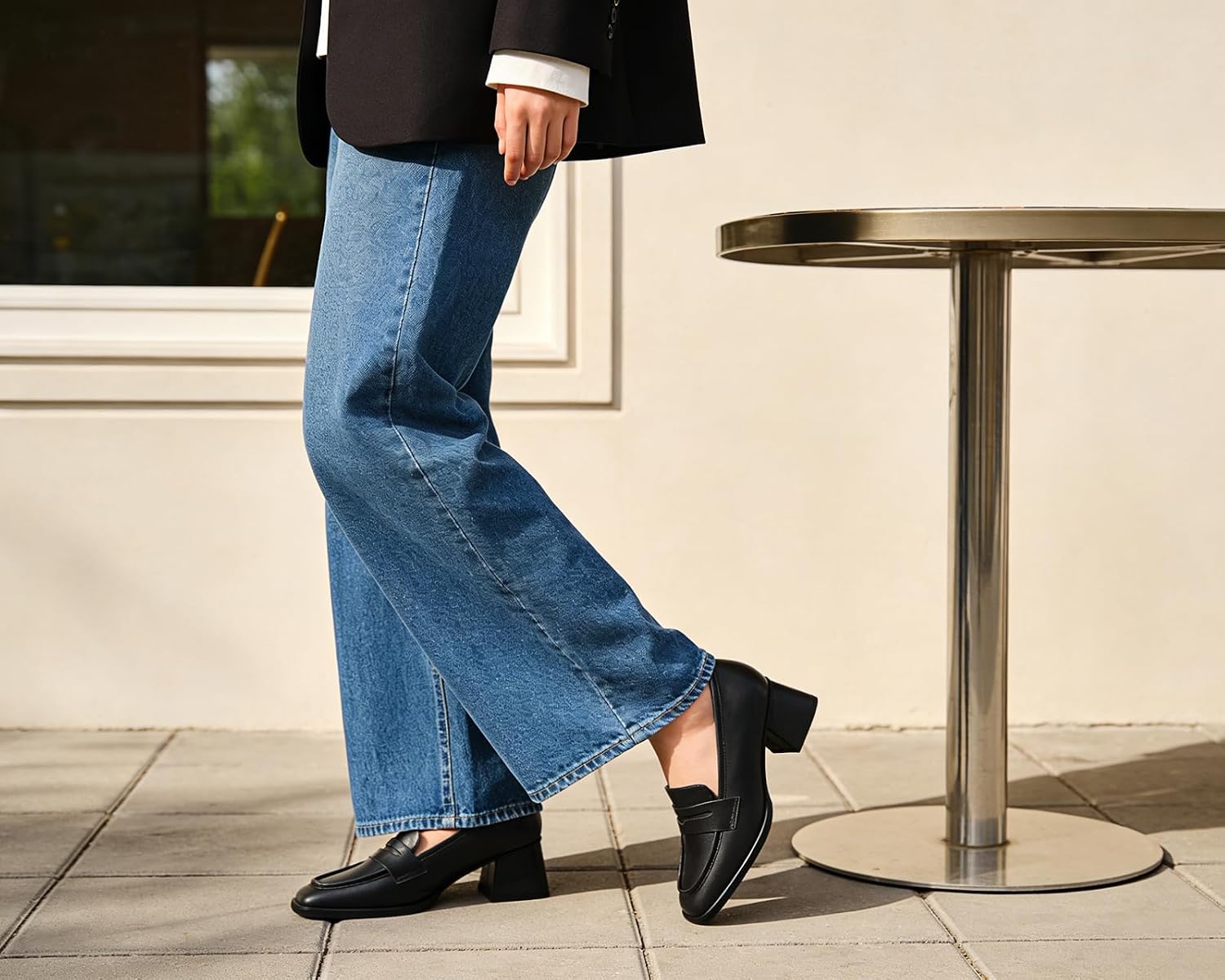 Women’s Fashion Pump Style Comfort Loafers - Image 2