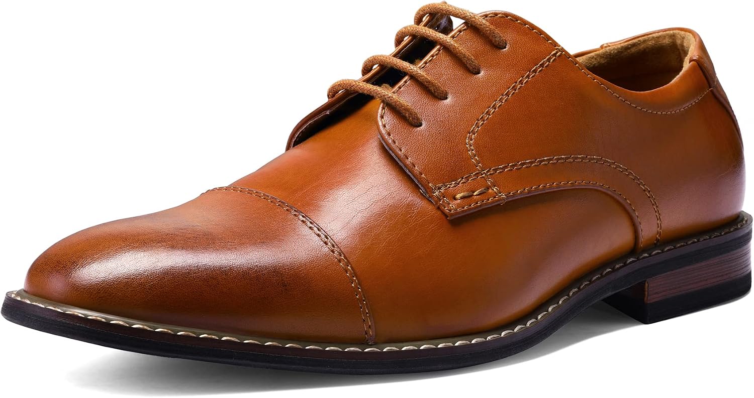 Men’s Formal Business Dress Shoes – Classic Lace-Up Oxford Design