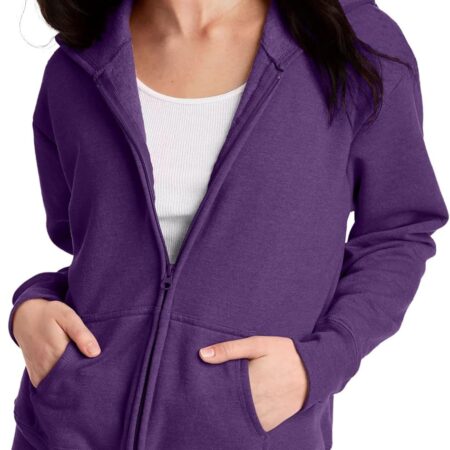 Women’s Full Zip Hooded Sweatshirt Jacket